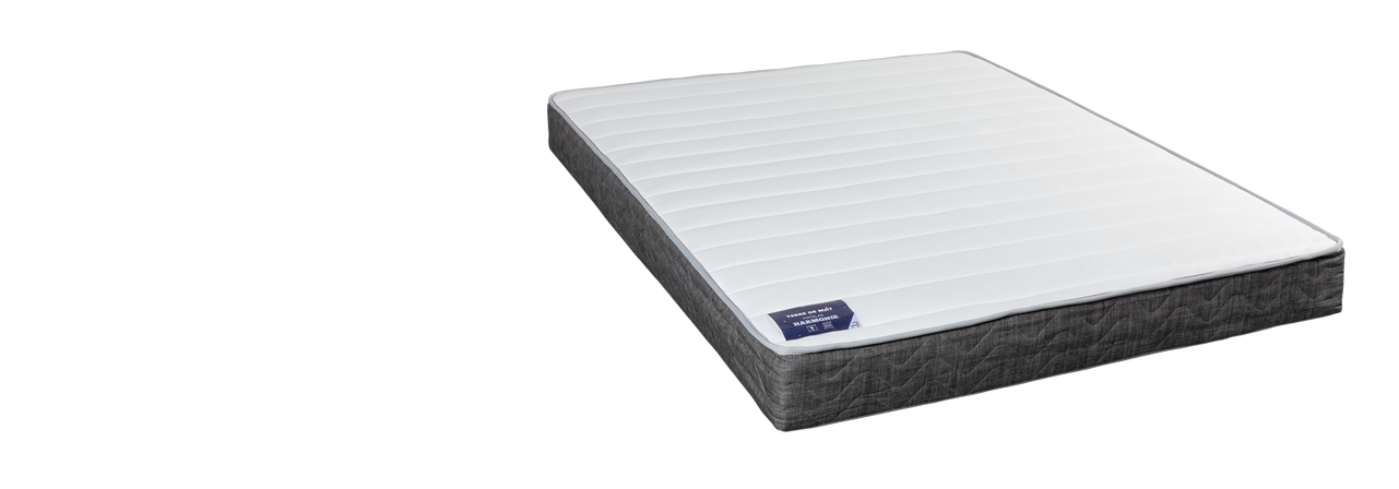 Matelas BZ Terre De Nuit – Mousse Haute Densité 28 Kg/m³ | 12 Cm D’épaisseur | Gris | Fabriqué En France